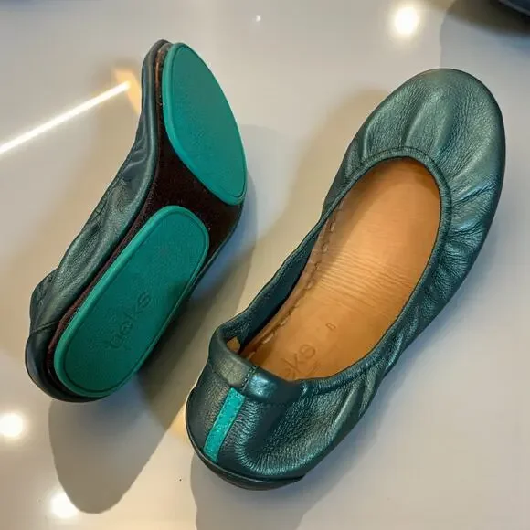 TIEKS by Gavrieli Limited Edition Tahitian Pearl Flats Thanksgiving 6 - Picture 3 of 5